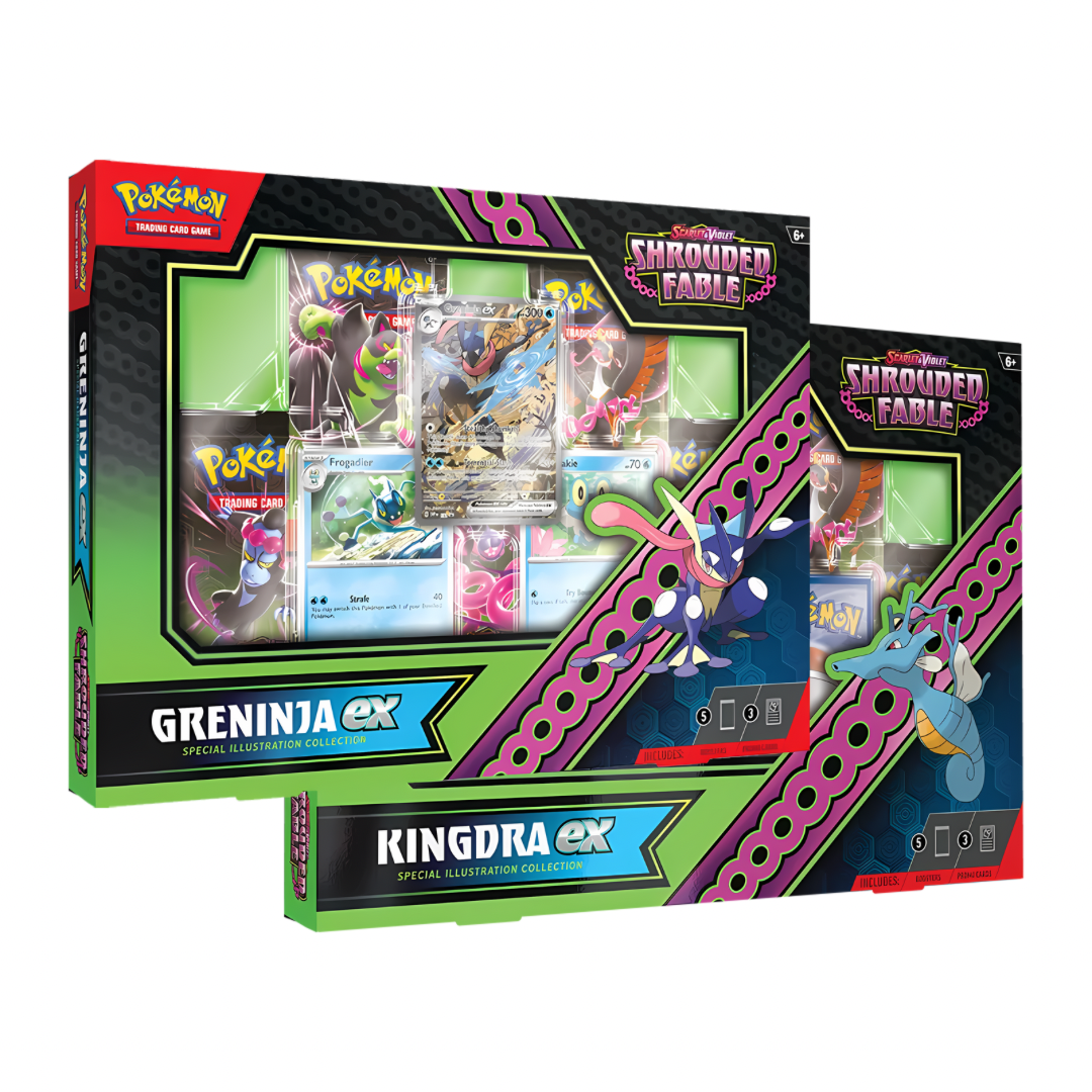 Greninja ex & Kingdra ex Special Illustration Bundle