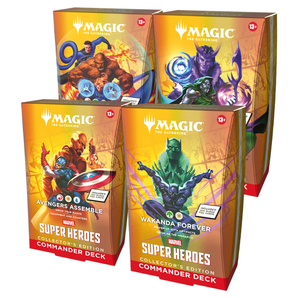 Marvel Super Heroes Collector Commander Deck (4 piece Set)